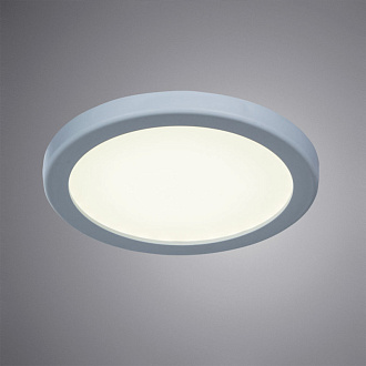 Встраиваемый светильник 10 см 6W 3000K Arte Lamp  MESURA A7977PL-1WH белый