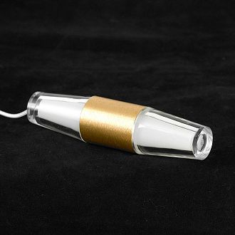Люстра подвесная *25*80-150 см, 10*led*2W, 4000K, Lussole Hopkins LSP-7400, матовое золото