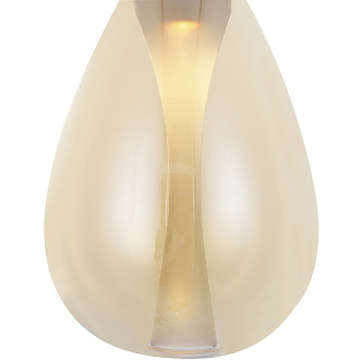 Светильник 15 см, 4W, 3000K, Crystal Lux GAUDI SP4W LED AMBER, золото-янтарный