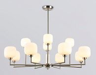 Люстра на штанге с мрамором **32,5-68 см, 12*G9*40W, K, Ambrella Light High Light LH53005, сатин