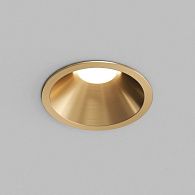 Встраиваемый светильник *8,4*7 см, *LED*975Lm, 3000-4000-6000K, Denkirs Shine Glow DK2431-SB, сатинированная латунь