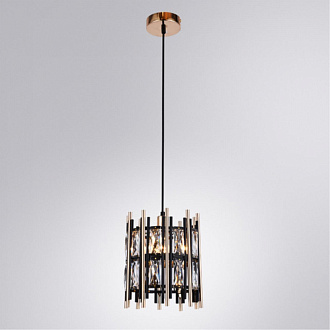 Светильник 20 см, Arte Lamp Alruba A1043SP-1BK, черный-золото