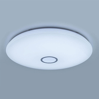 Светильник 80 см, 140W, 3000-5500K с Алисой Citilux Старлайт Смарт CL703A140G, белый, с эффектом звездного неба