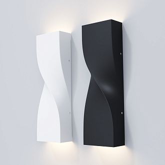 Настенный светильник Maytoni LED Twist O040WL-L11B3K, 11W LED, 3000K, черный