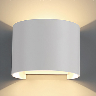 Уличный светильнык 13,6*11,6*10 см, LED 12W 2700K белый Mantra Davos 8603