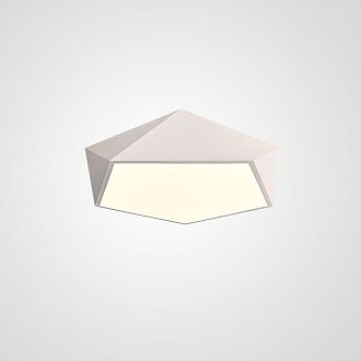 Потолочный светодиодный светильник GEOMETRIC White D40 40*40*10 см, 1*LED*18W, 4000K, ImperiumLoft GEOMETRIC-BW01, Белый