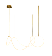 Люстра L1500 x H500, мм, 60W 4000K, BRASS(Латунь) NewRgy KT876-DW-150 BRASS