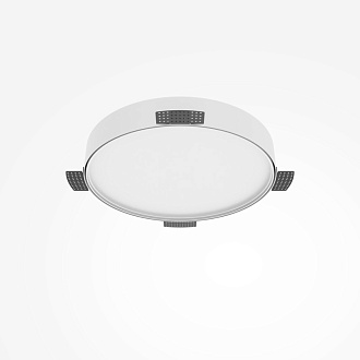 Накладной светильник 40*40*6 см, LED, 45W, 4000К, Maytoni Technical Zon C032CL-45W4K-RD-W белый