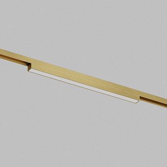 Светильник на шине 30,2*1,9*2,7 см, *LED*680Lm, 3000-4000-6000K, Denkirs Shine Linear Zigbee DK5951-SB, сатинированная латунь