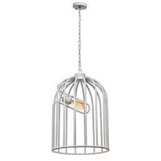 Подвесной светильник Loft IT Cage Loft1892A, диаметр 39 см, белый