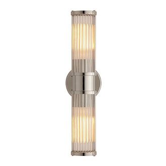 Бра Allen Ralph Lauren Double Light 12*12*46 см, 2*E27*60W, ImperiumLoft 44.667, Никель