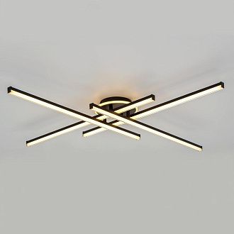 Люстра 120*120*11 см, 100W, 3000-6000K, 22 м2 Citilux Trent CL203641 черный