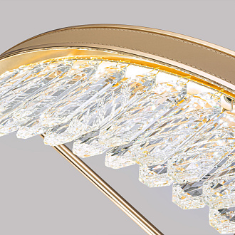 Подвесная люстра 80,5*118,5 см, 1*LED, 80W, 3000-6000К, Favourite Visconte 4304-8P латунный