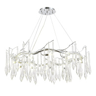 Светильник подвесной 100*40/180 см, 12*G9*5W 4000K ST LUCE Teardrops SL1660.103.12 хром