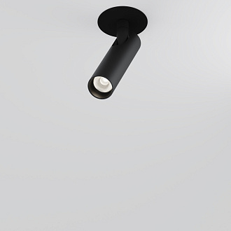 Встраиваемый светильник 3*3*15,1 см, LED, 6W, 4000К, Maytoni Technical Focus T C141RS-L125-6W4K-B черный, вр 5,5 см
