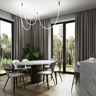 Гибкий неон 336Led 12W IP20 4200K Full light круглый дневной белый, 8 м (24V 12W 336Led 2835 IP20), ЦЕНА ЗА 1 МЕТР