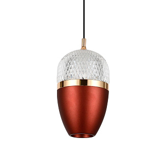 Подвесной светильник 10*8*200 см, LED 10W, 4200K, Черный LED4U L8754-1 BR