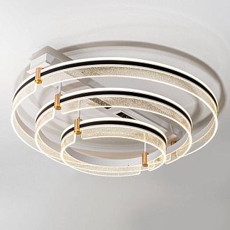 Потолочный светильник *80*25- см, *LED*265W, 3000-6000K, MODELIGHT  MDL.1059.830CL WH, Черный, Золото, Белый