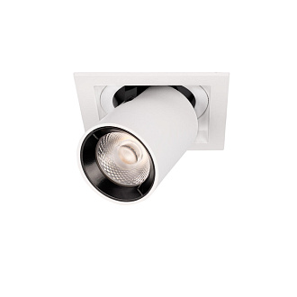Встраиваемый светильник 9*9*9 см, 1*LED*7W 4000K LOFT IT Apex 10327/B White белый, вр 5,5 см