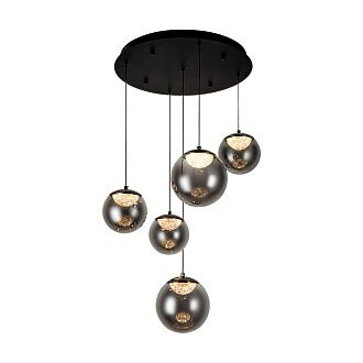 Светильник *50* см, LED*32W, 3000-6000K, Modelux  ML.2338.5 BK, Чёрный