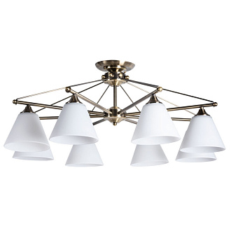Потолочная люстра Arte Lamp Copter A3208PL-8AB, бронза, диаметр 79 см