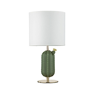 Настольная лампа 24*24*46 см, 1*E27*60W Odeon Light Cactus 5425/1T золотой