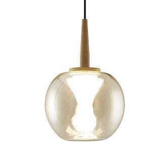 Подвесной светильник 13*211,2 см, 1*LED*5W, 3000K, Mantra Andromeda MAN8931+8940, золотой