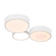 Светильник 50*34*-5 см, *LED*56W, 3000-7000K, Freya Молекула/Molecule FR6080CL-L76W, Белый