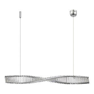 Светильник подвесной 7,6*200 см, LED*1*25W, 3000K, St Luce Elica SL6205.123.01, Хром
