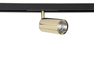 Светильник трековый магнитный 6 см, 1*12W, 4000K, Crystal Lux CLT 0.33 009 12W GO 4000K Черный+Золото
