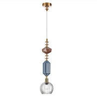 Подвес 1*E14*1*40W Odeon Light Terra 5414/1D, античная бронза