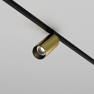 Светильник на шине 4,5*4,5*16,9 см, LED, 5W, 4000К, Maytoni Technical FOCUS LED TR032-2-5W4K-M-BBS латунный
