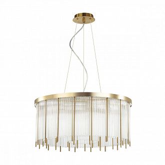 Подвесная люстра Odeon Light York 4788/10, диаметр 70 см, золото