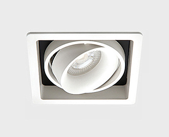 Встраиваемый светильник Italline DE-311 white, белый, вр 9,5 см
