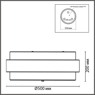 Потолочный светильник 50*20 см, 5*E27 Lumion ANIMAISA 8003/6C черный, золотой