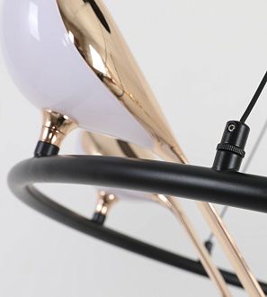 Подвесная светодиодная люстра с птичками Kink Light Арси 08446-6A,33, диаметр 65 см