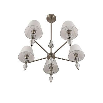 Люстра *72*78-78 см, 5*E14*40W, Lumion Vermont LUM8274/5, стальной; серебристый