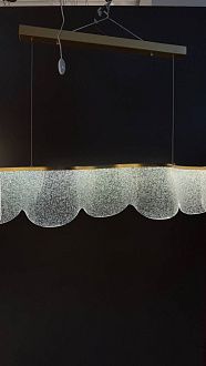 Люстра подвесная 19*120*60-110 см, 30W, 3500K, 6 м2 Aployt Olga APL.081.03.30 золото