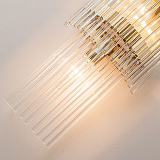 Бра 15,5*25,5*57,5 см, 3*E14, 120W, Favourite Regal 4308-3W золотой