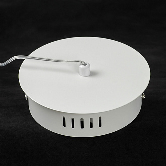 Подвесной светильник 35*35 см, 1*led*6W 3000K Lussole Ketchikan LSP-7199 белый