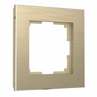 W0011711 Рамка на 1 пост Aluminium, шампань Werkel, 4690389158001