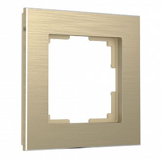 W0011711 Рамка на 1 пост Aluminium, шампань Werkel, 4690389158001