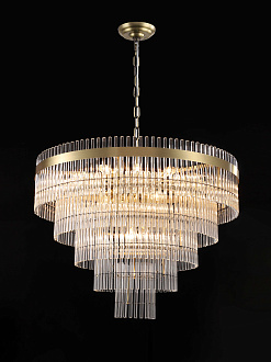 Люстра  800*600, 18*E14, 40W NewRgy Cristallo 16G-ф800 BRONZE, Бронза