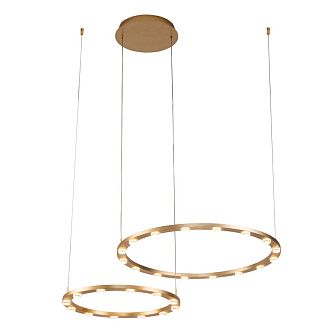 Люстра 84,5*60,8*180 см, 2*LED*43W, 3000K Gerhort G51229/2GD, Матовое золото