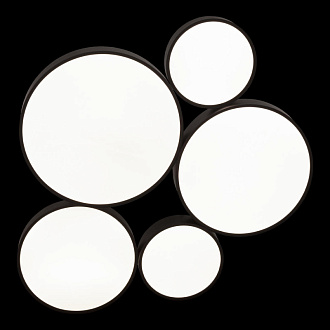 Светильник 90*10,6*0,7 см, 5*LED*W, 4000K, Loft It Drum 10218 Black, Черный