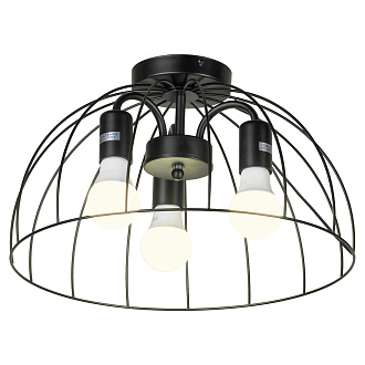 Люстра Lussole Lattice GRLSP-8215, 40*23 см, черный
