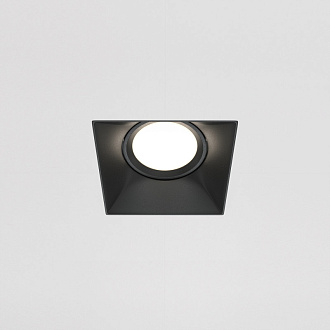 Встраиваемый светильник GU10*50W Maytoni Technical Dot, Черный DL042-01-SQ-B