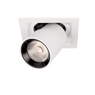 Встраиваемый светильник 10*10*10 см, 1*LED*12W 4000K LOFT IT Apex 10327/D White белый, вр 7,5*14,5 см