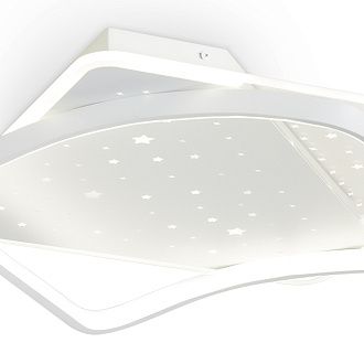Светильник 54*54*-9 см, *LED*99W, Freya Страта / Strata FR6152CL-L99W, Белый