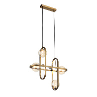 Светильник подвесной 60*20 см, ST LUCE CIRCONO SL1201.203.04 Бронзовый